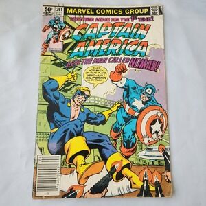 Captain America 261 Comic Book 1981 Marvel Comics Nomad Together Again
